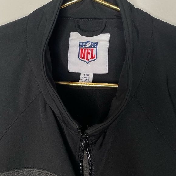 NFL Cleveland Browns Football Fleece Quarter Zip Pullover Jacket Top Coat - Picture 4 of 6